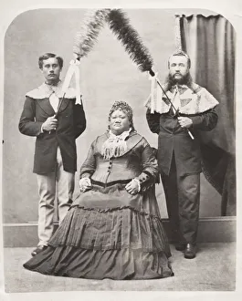 Garment Prints: Princess Ke elikolani of Hawaii, Hawai i. c. 1880