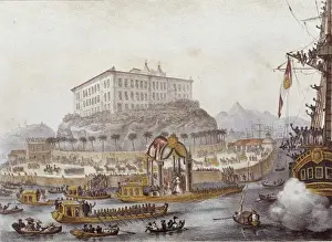 Princess Leopoldina boarding in R