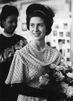 Images Dated 13th March 2018: Princess Margaret at Bethnal Green Youth Week, 1950