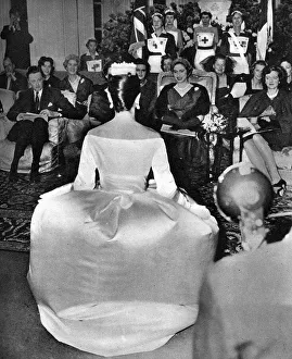 Feb18 Gallery: Princess Margaret at Dior fashion show at Blenheim