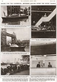 Images Dated 13th January 2011: Princess Margaret honeymoons on the Britannia