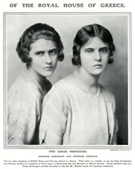 Princess Margaret and Princess Theodora of Greece Princess Margaret and Princess Theodora of Greece
