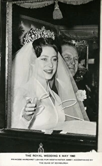 Images Dated 5th April 2019: Princess Margaret on her wedding day
