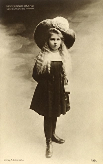 Images Dated 10th August 2016: Princess Maria of Romania, later Queen of Yugoslavia