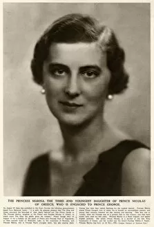 Princess Marina of Greece, announcement of her engagement