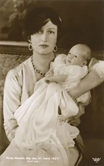 Martha Gallery: Princess Martha of Sweden with baby son Harald