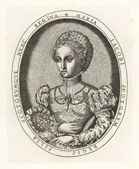 George Jones Prints: Princess Mary, daughter of King James V of Scotland, 1542-1587