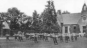 Princess Mary Homes, Addlestone, Surrey - Girls at Drill