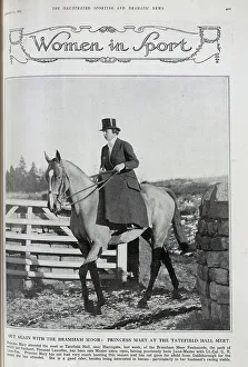 Royals Prints: Princess Mary, Riding