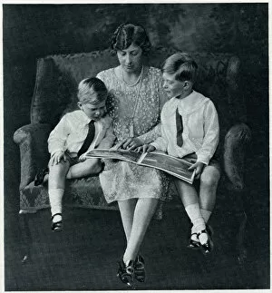 Princess Mary with her sons