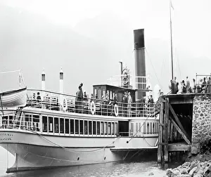 Lomond Prints: Princess May paddle steamer, Loch Lomond, Scotland