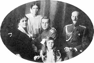 Alexandrovich Gallery: Princess Olga Valerianovna Paley and family