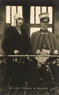 Amelie Gallery: Princess of Piedmont and Umberto, Crown Prince of Italy