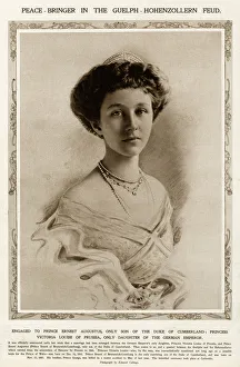 Images Dated 30th August 2017: Princess Victoria Louise of Prussia engagement 1913