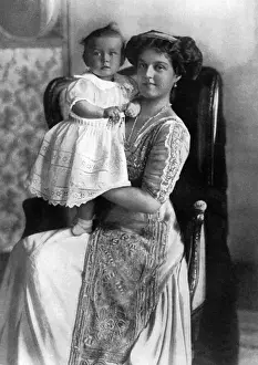 Swedish Prints: Princess Wilhelm of Sweden (Grand Duchess Maria Pavlovna)