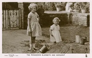 Herts Prints: Princesses Elizabeth and Margaret at St. Pauls Walden Bury