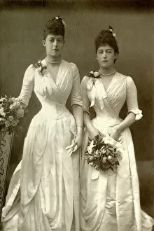 The Princesses Victoria and Maud of Wales