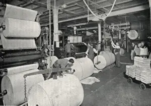 Presses Prints: Print room at Lloyds Weekly Newspaper, London