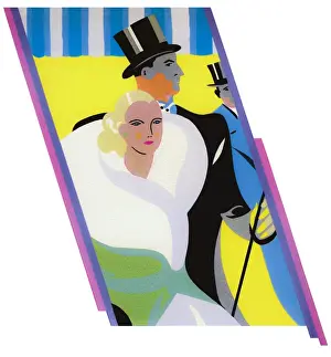 Yearbook Prints: Print Users Yearbook -- couple in evening dress