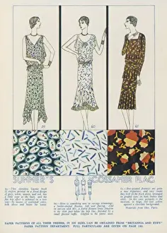 Uneven Prints: Printed Frocks 1929