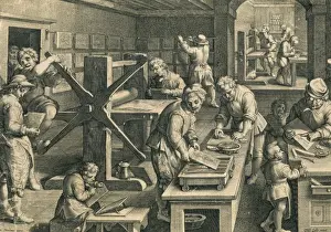 Operator Prints: Printing workshop (18th c. ). Engraving