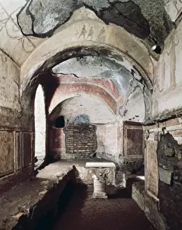 Catacombs Prints: Priscilla Catacomb. ca. 200-250. ITALY. Rome