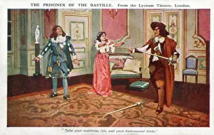 Bastille Prints: The Prisoner of the Bastille, from Lyceum Theatre, London