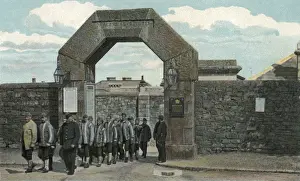 Prisoners at the Gate of Dartmoor Prison