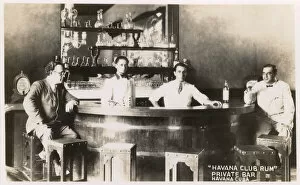 The private bar at Havana Club Rum, Havana, Cuba