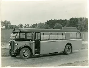 Thornycroft Prints: Private bus, Joseph Foster & Son, Otterburn