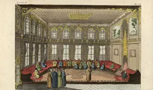 Othoman Collection: Private quarters of an Ottoman official