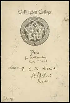 Book Plate Prints: Prize Winners Bookplate