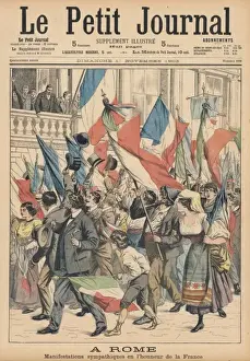 Pro-French Demo / Rome