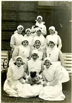 Abbots Gallery: Probably pupil midwives, St Mary Abbot?s Hospital