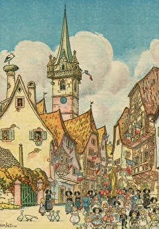 Images Dated 28th December 2011: Procession in Alsace