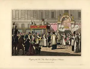 Victorauver Prints: Procession of the Fete Dieu, Parish Saint Germain l Auxenois