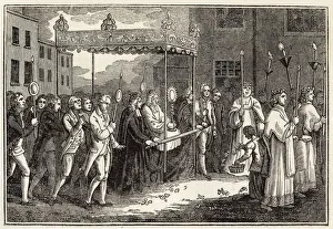 Communion Prints: Procession of the Host 1820