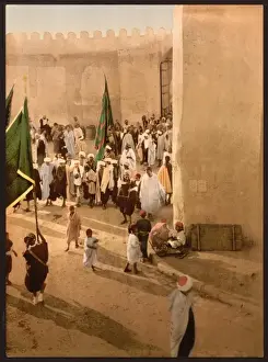 A procession, Kairwan, Tunisia