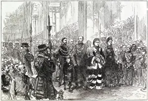 Nave Prints: Procession in the Nave of St. Paul's Cathedral