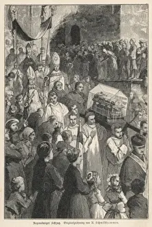 Regensburg Prints: Procession at Regensburg