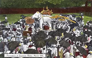 Procession of Relics - Myanmar