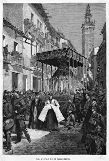 Passers Prints: Procession at Seville