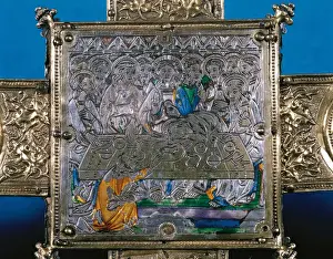 Processional cross of St Eulalia by Francesc Vilardell. 138