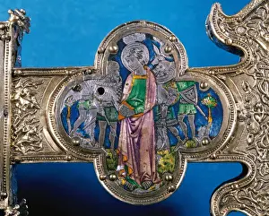 Processional cross of St Eulalia by Francesc Vilardell. 138