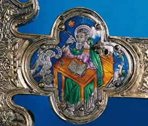Processional cross of St Eulalia by Francesc Vilardell. 138