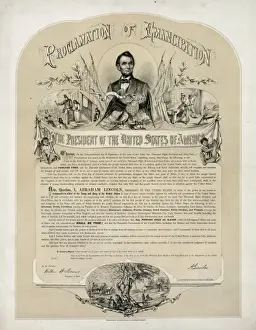 Proclamation Prints: Proclamation of emancipation
