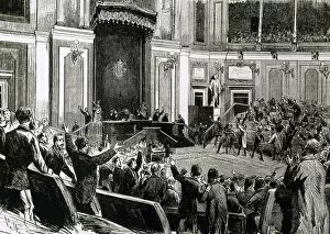 Applaud Gallery: Proclamation of the First Spanish Republic. 1873