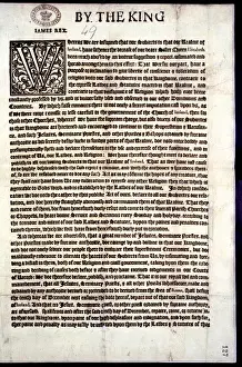 National Archives Prints: Proclamation of King James