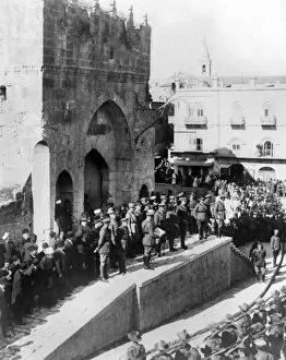 Allenby Gallery: Proclamation of martial law by General Allenby, Jerusalem