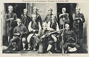 Revolutionaries Prints: Proclamation of the new Constitution - Salonica